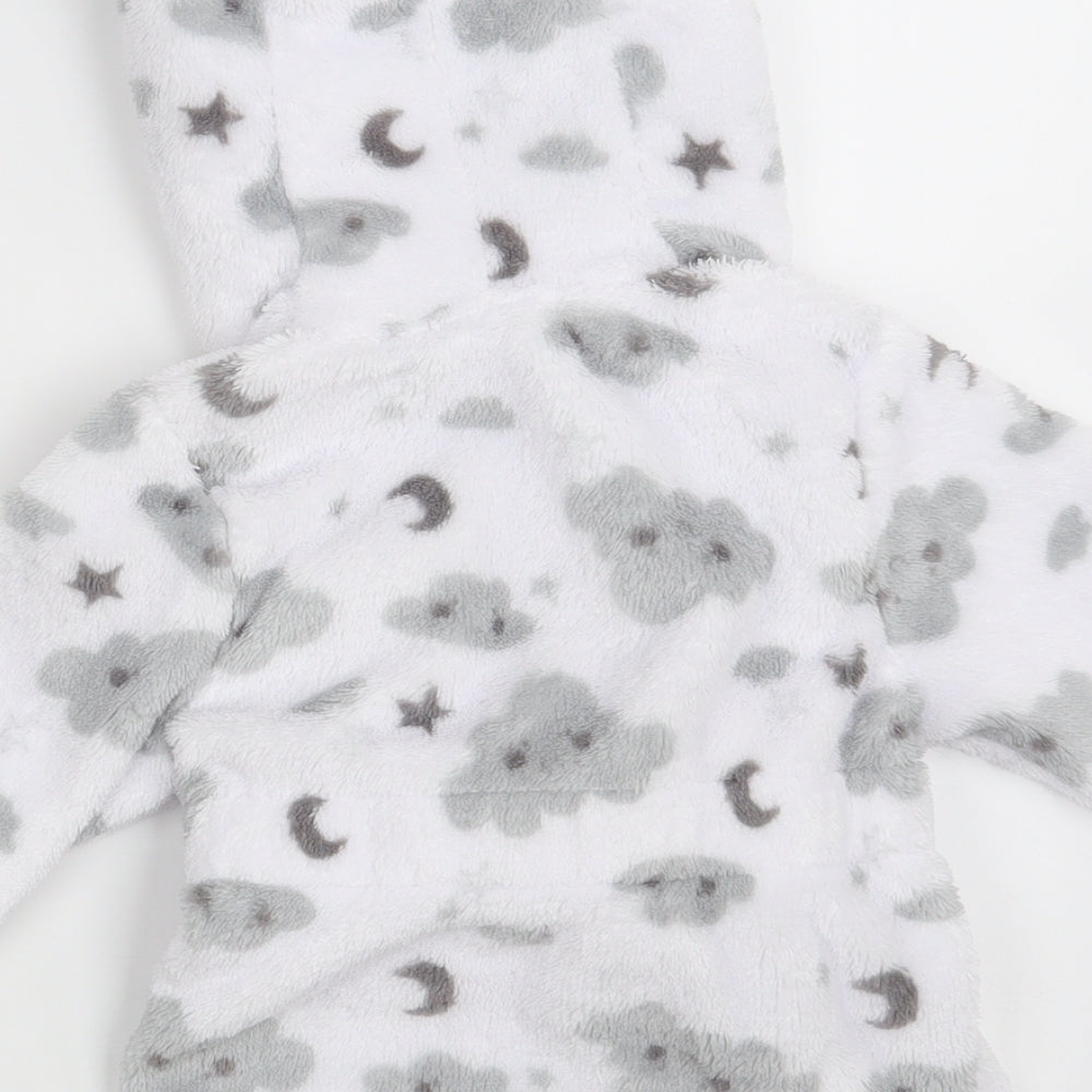 Studio Girls White Solid Babydoll Robe Size 6-9 Months - EMMIE