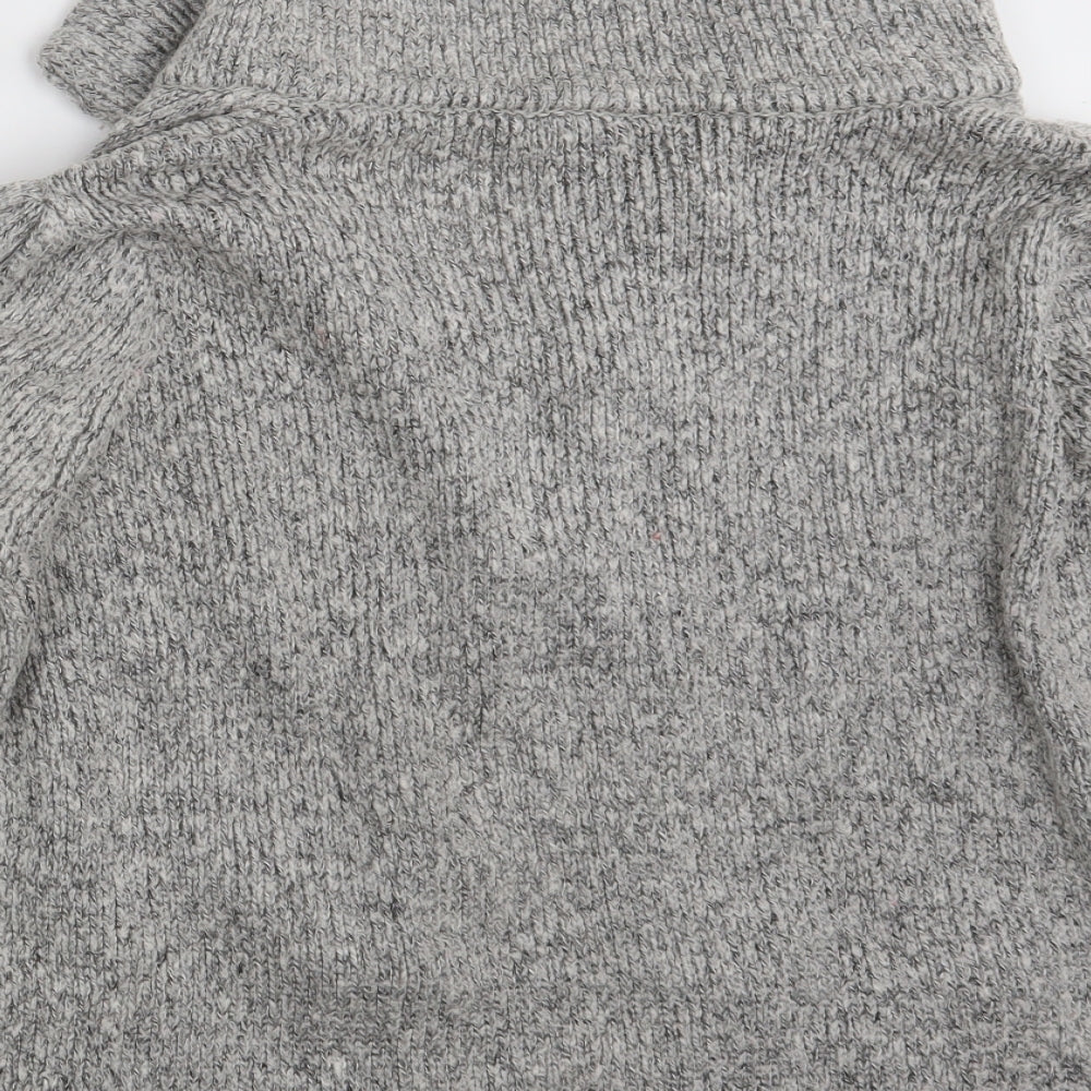 Bonmarché Womens Grey Cardigan Jumper Size L