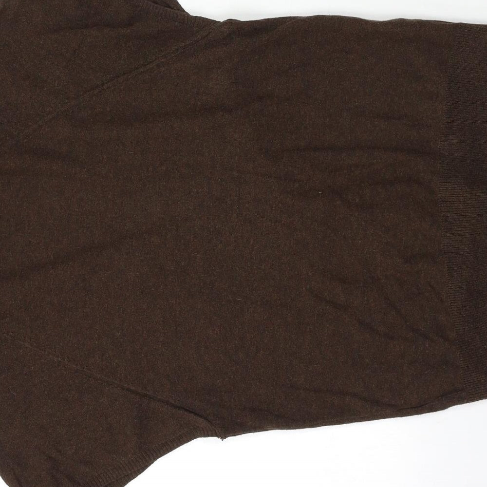 APH ORISM Womens Brown Knit Cardigan Jumper Size S