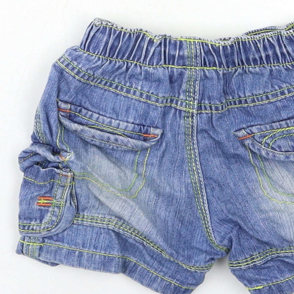 George Baby Blue Denim Cropped Jeans Size 9-12 Months