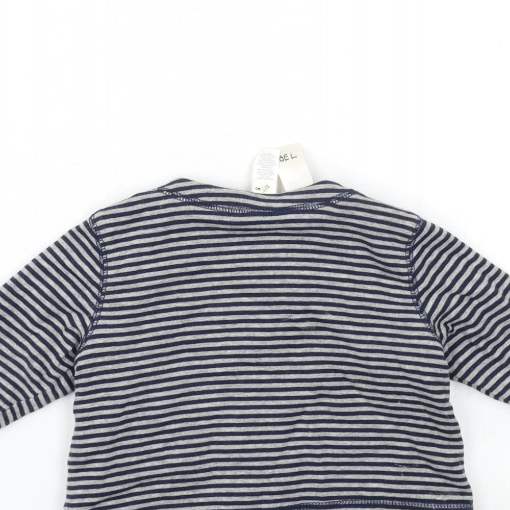 Gap Baby Grey Striped Pullover Jumper Size 3-6 Months