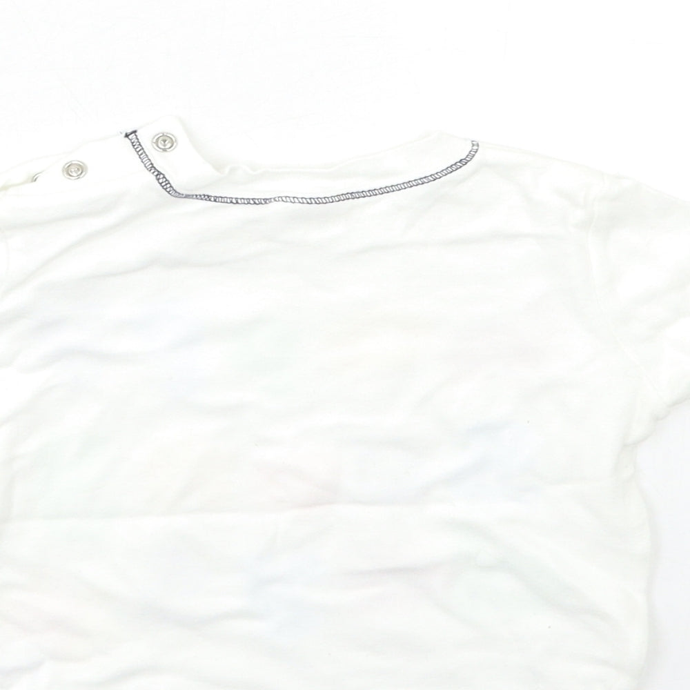 F&F Baby White Basic T-Shirt Size 9-12 Months