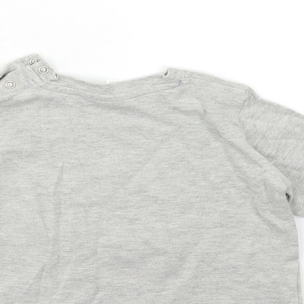 NEXT Baby Grey Basic T-Shirt Size 6-9 Months