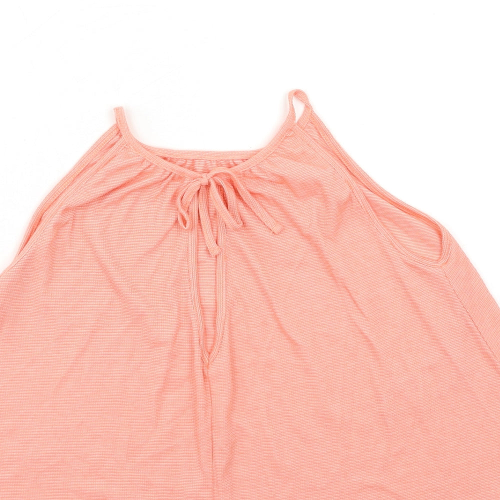 Atmosphere Womens Orange Basic Tank Size 4