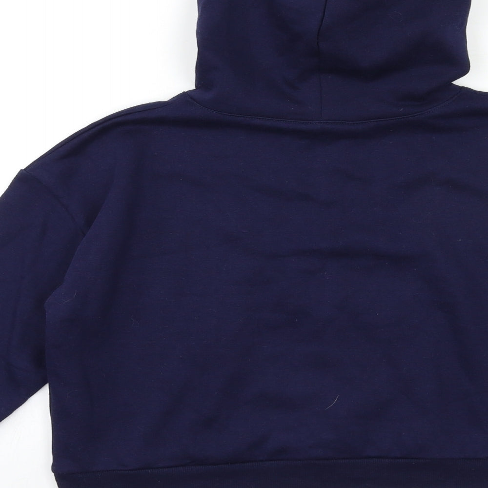 New Look Girls Blue Pullover Hoodie Size 12 Years