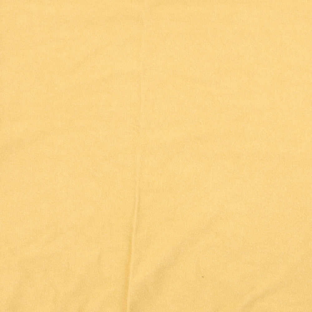 paramour Womens Yellow Pullover Jumper Size S