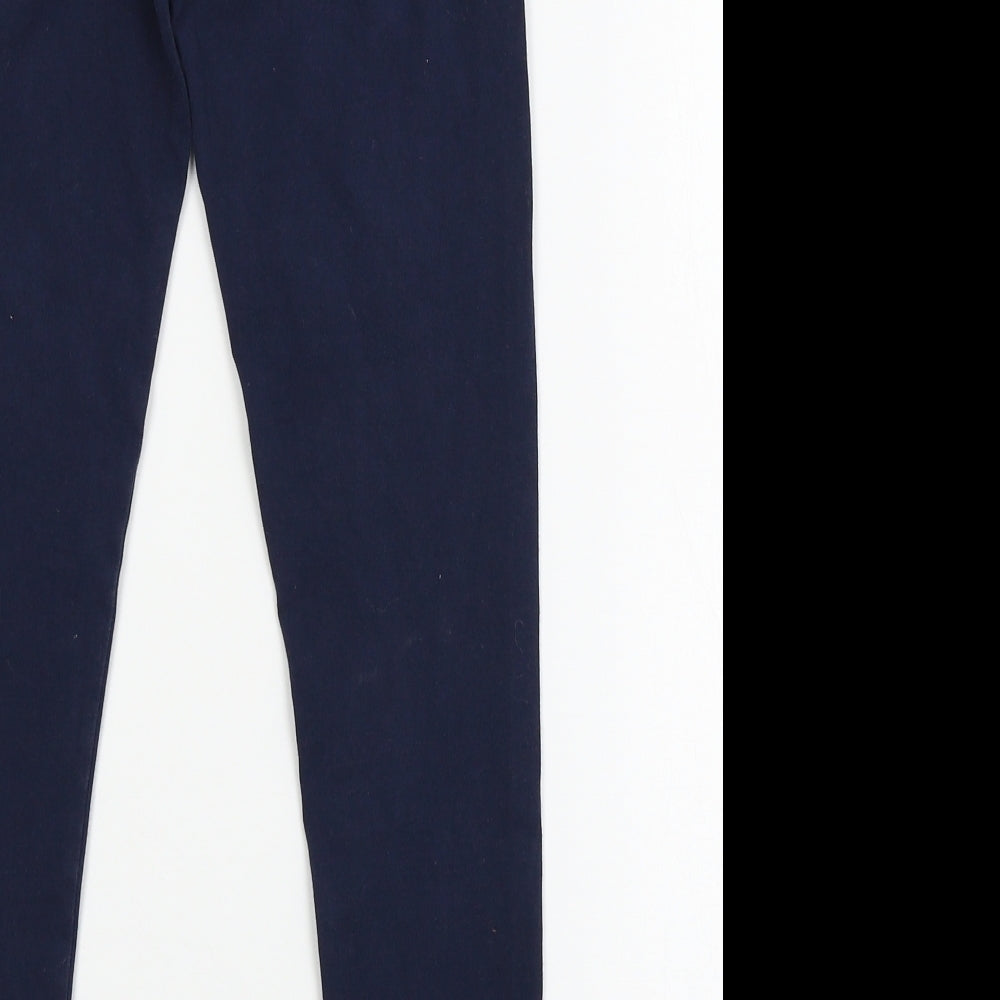 NEXT Girls Blue Jersey Jogger Trousers Size 11 Years