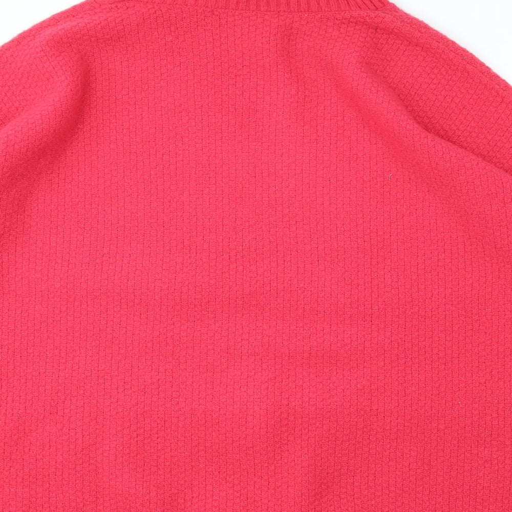 OAISIS Womens Pink Pullover Jumper Size S