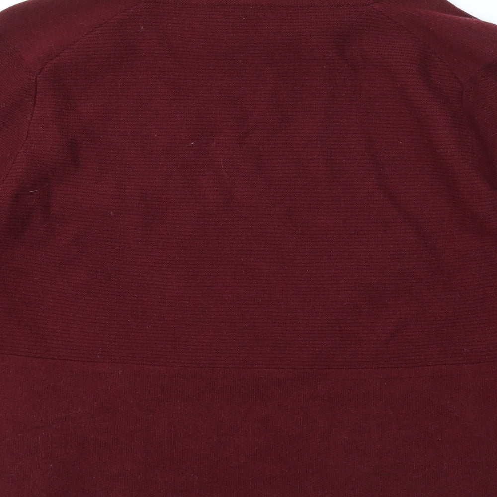 Debenhams Womens Red Pullover Jumper Size 8