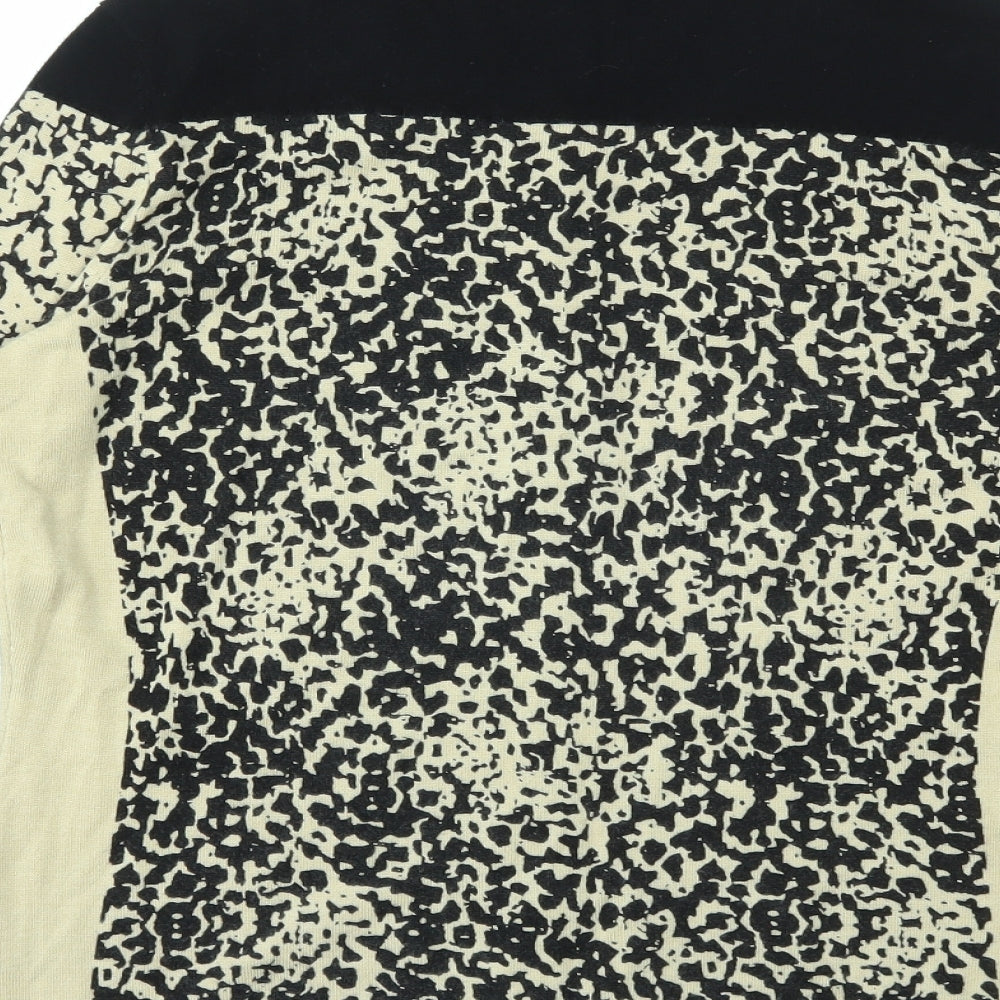 PLANET Womens Multicoloured Animal Print Cardigan Jumper Size S