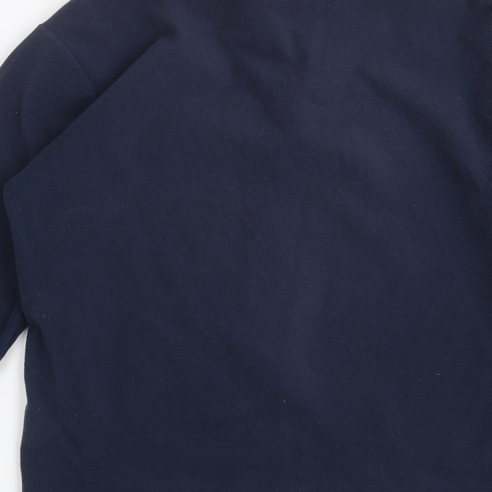 Outdoor Essentials Mens Blue Fleece Pullover Jumper Size S