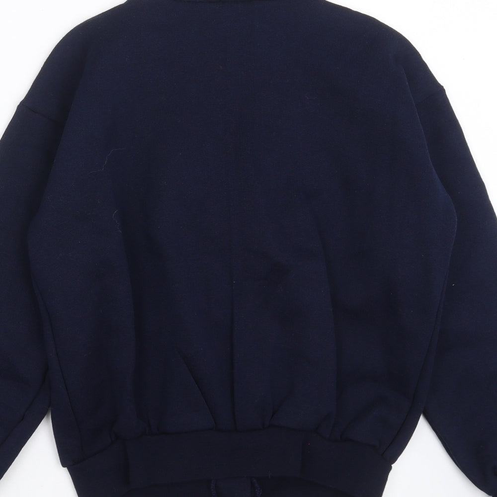 JMJ Girls Blue Cardigan Sweatshirt Size 11-12 Years