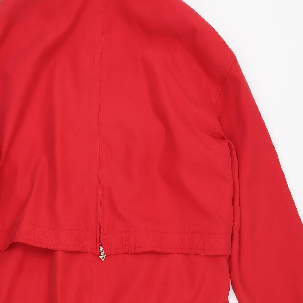 Astraka Womens Red Overcoat Coat Size 12