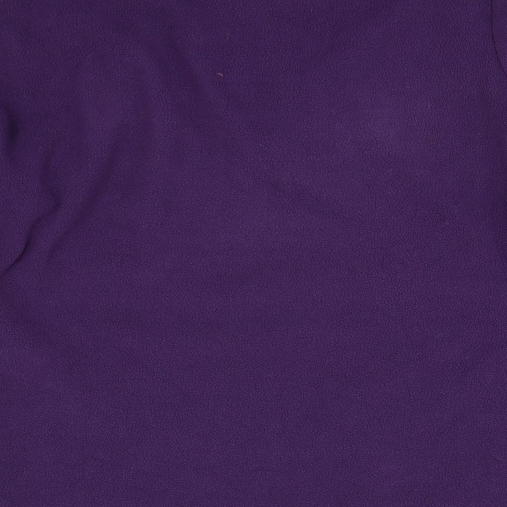 Freedom Trial Womens Purple Fleece Henley Jumper Size 6