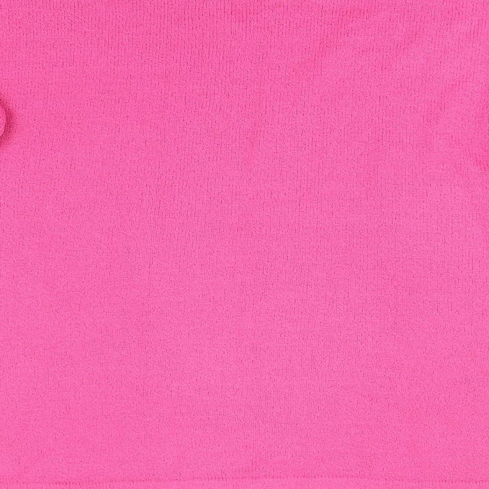 YS Womens Pink Knit Pullover Jumper Size XL