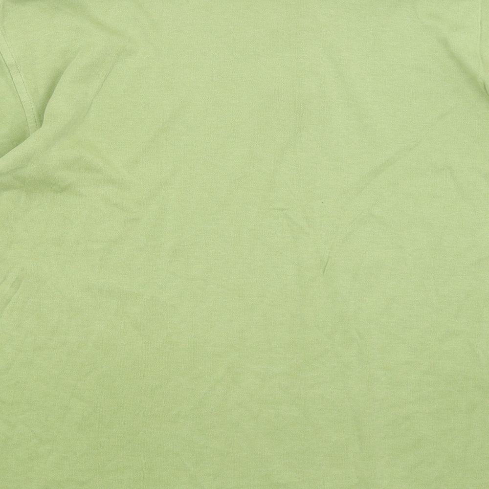 Power Line Mens Green T-Shirt Size M