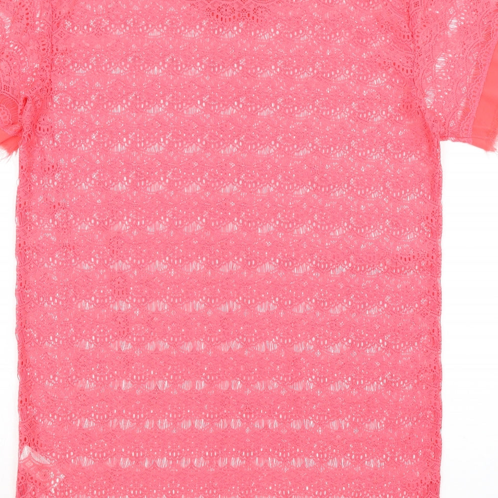 NEXT Womens Pink Tunic T-Shirt Size 10