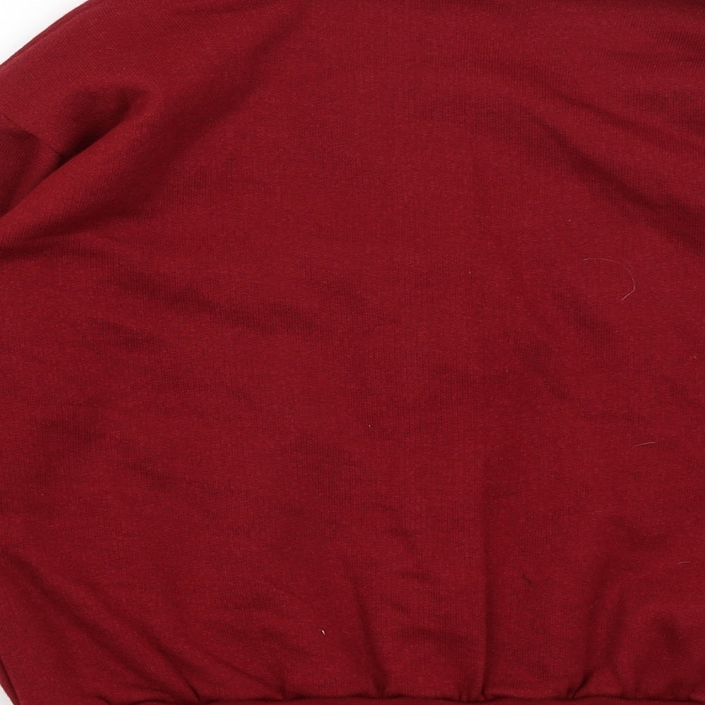 JMJ Girls Red Cardigan Jumper Size 11-12 Years