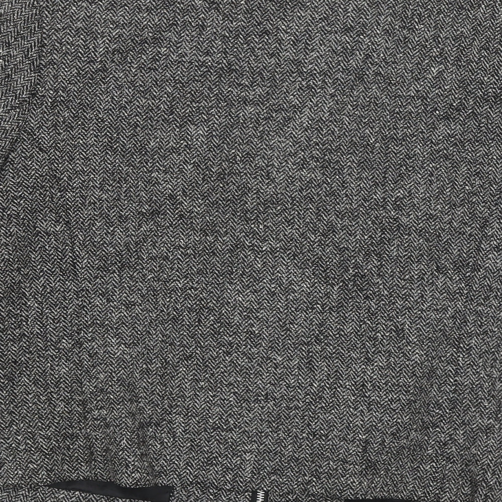 M&S Womens Grey Jacket Blazer Size 16