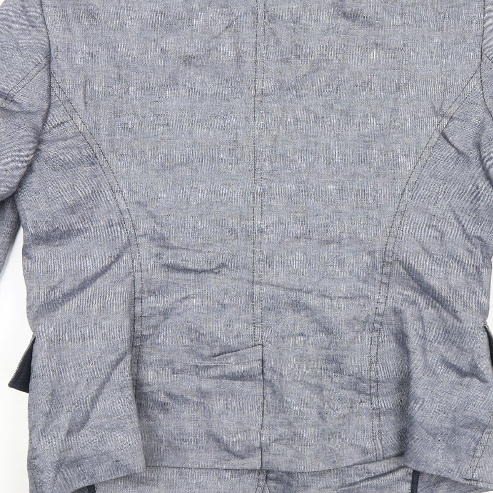 Marks & Spencer Womens Grey Jacket Blazer Size 8