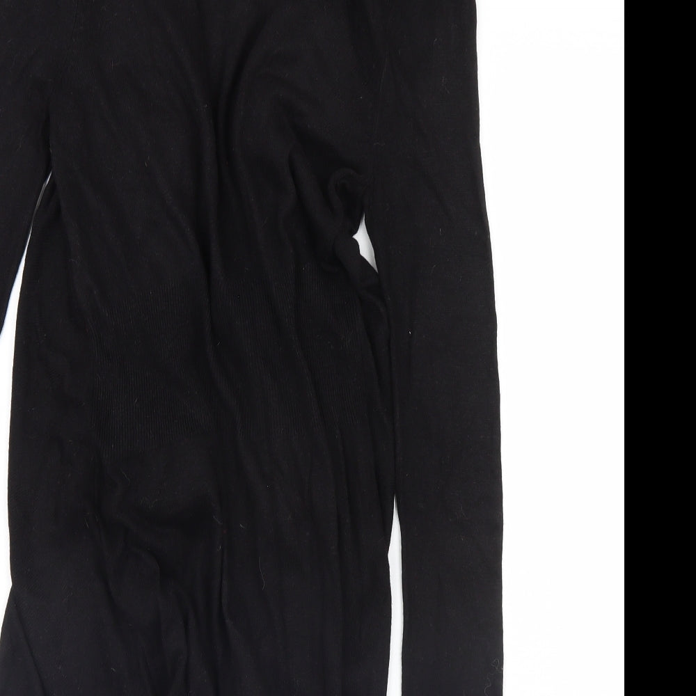 Marks & Spencer Womens Black Cardigan Jumper Size 10