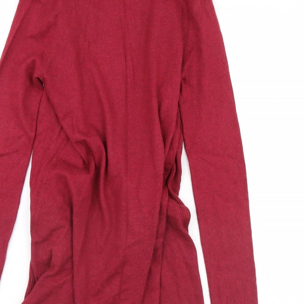 Marks & Spencer Womens Purple Cardigan Jumper Size 10