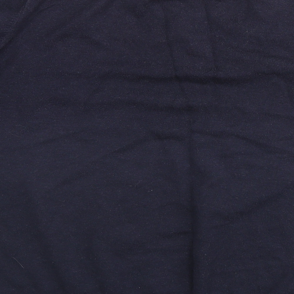 Marks & Spencer Mens Blue Henley Jumper Size L