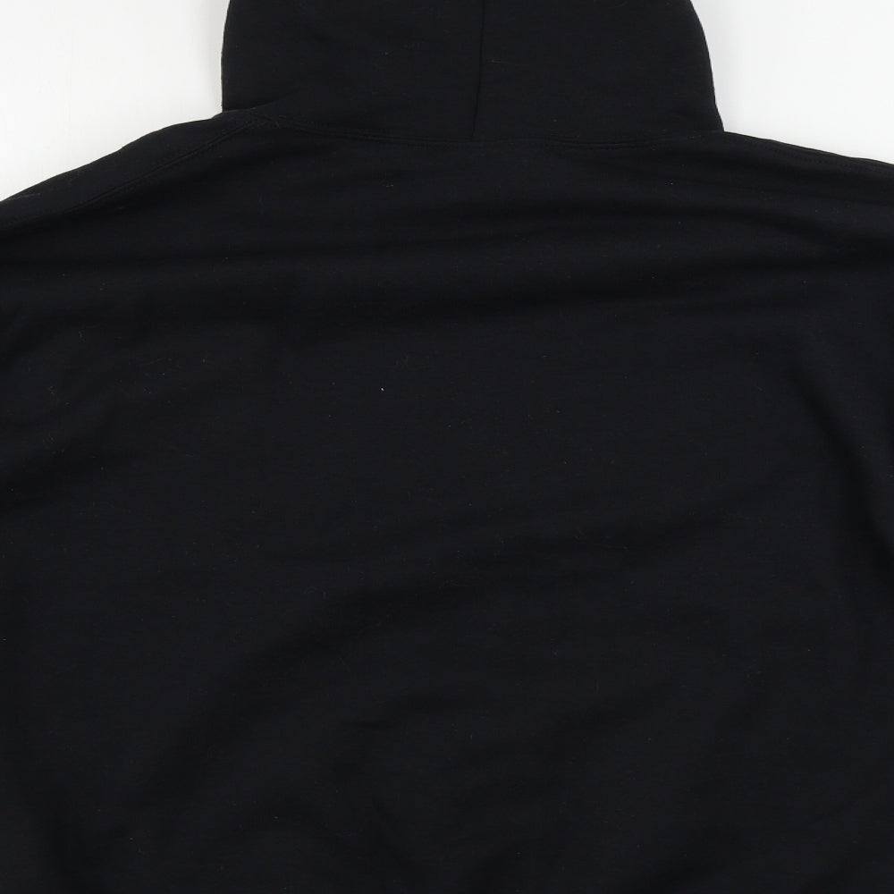 Gildan Mens Blue Pullover Hoodie Size M