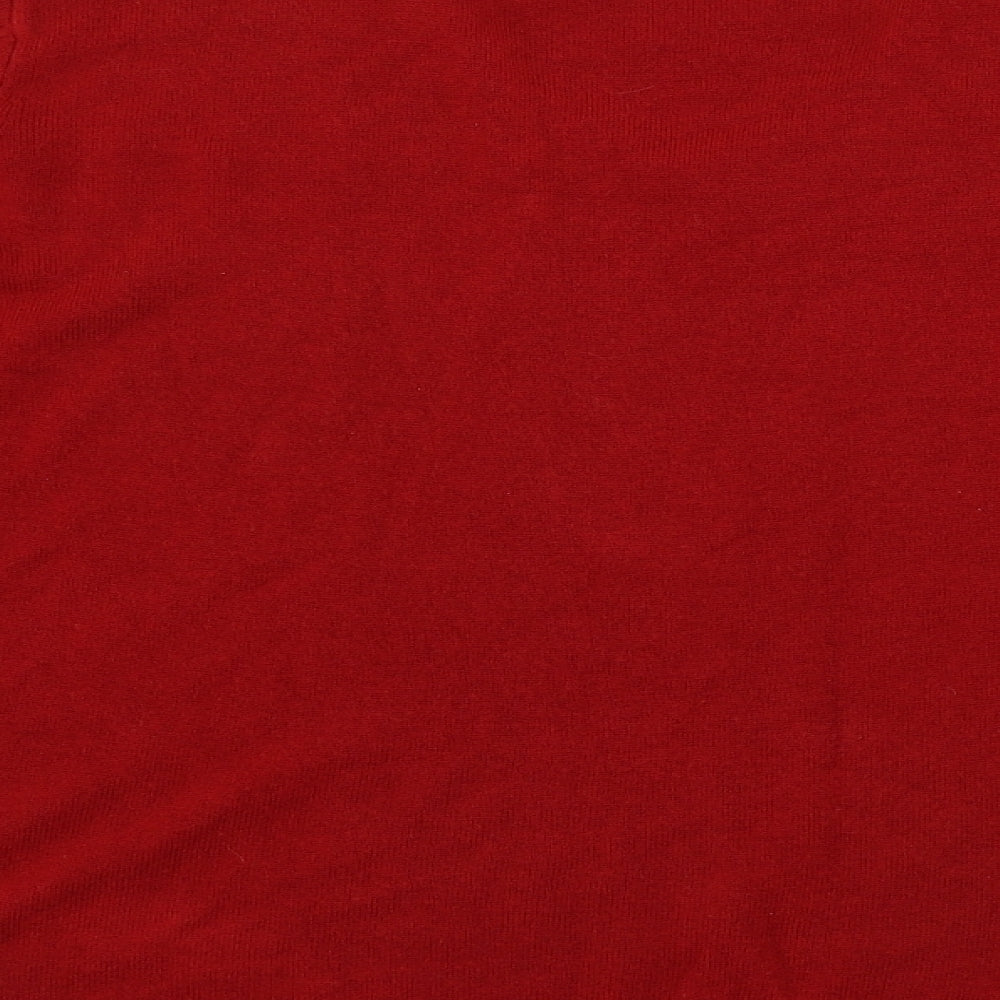 Bonmarché Womens Red Pullover Jumper Size M