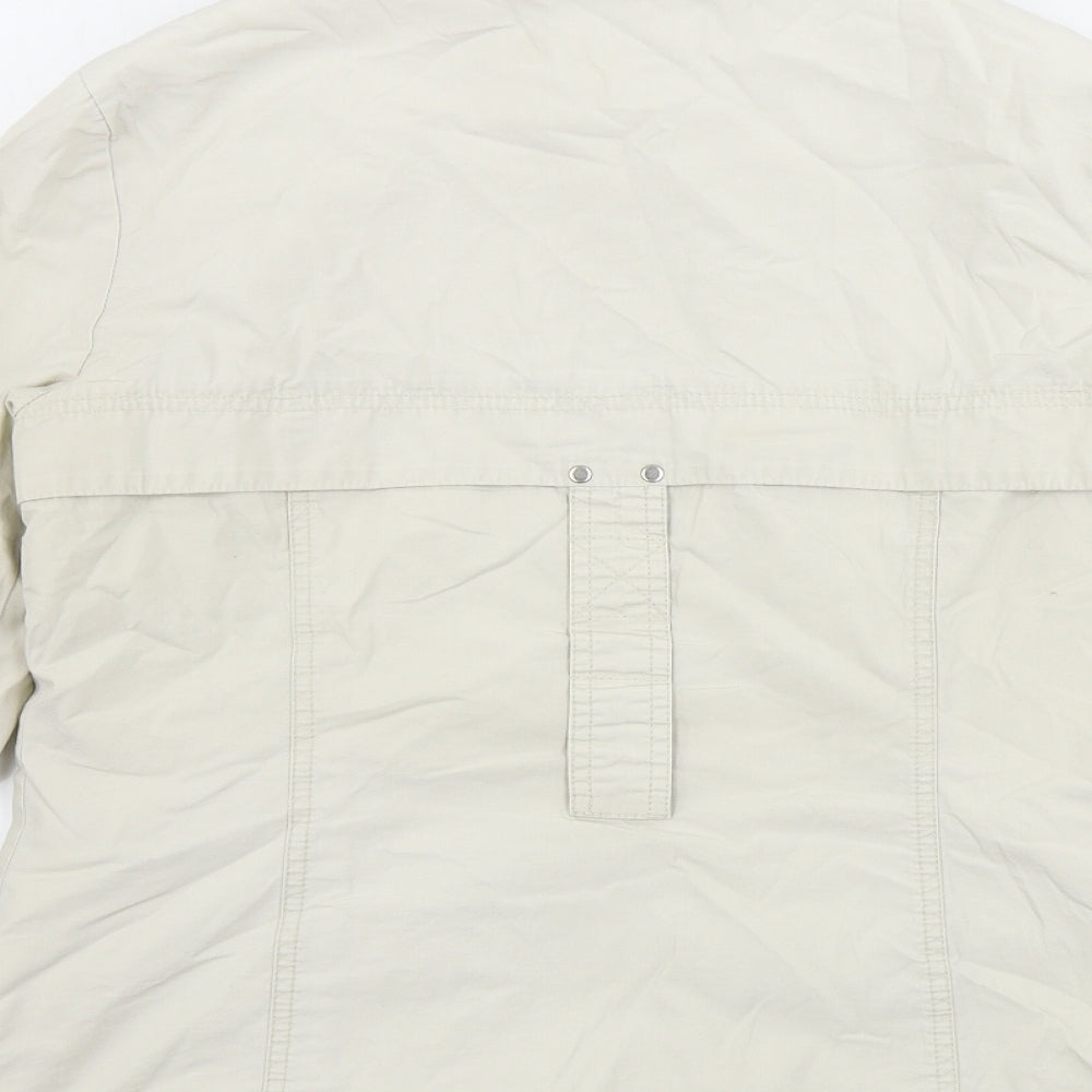 Marks & Spencer Womens Beige Jacket Coat Size 8
