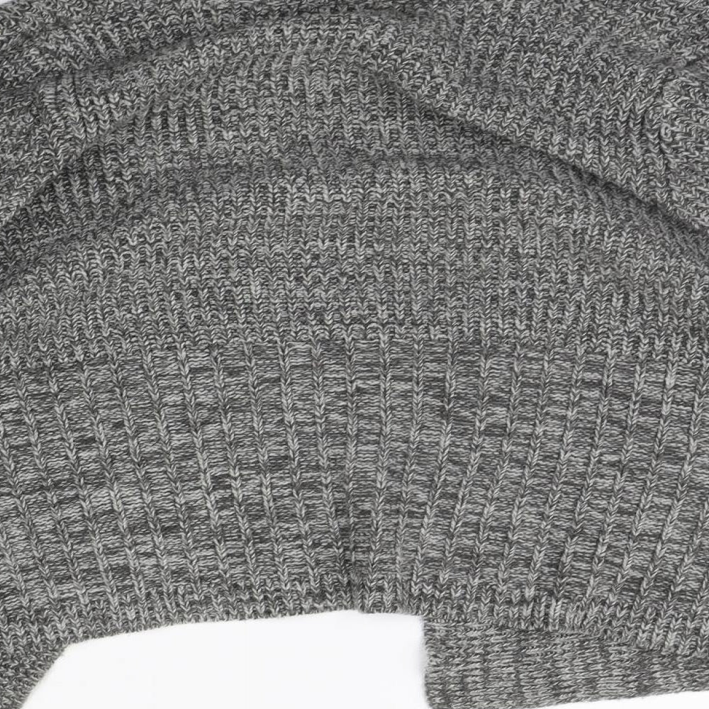 Debemhams Womens Grey Cardigan Jumper Size 14