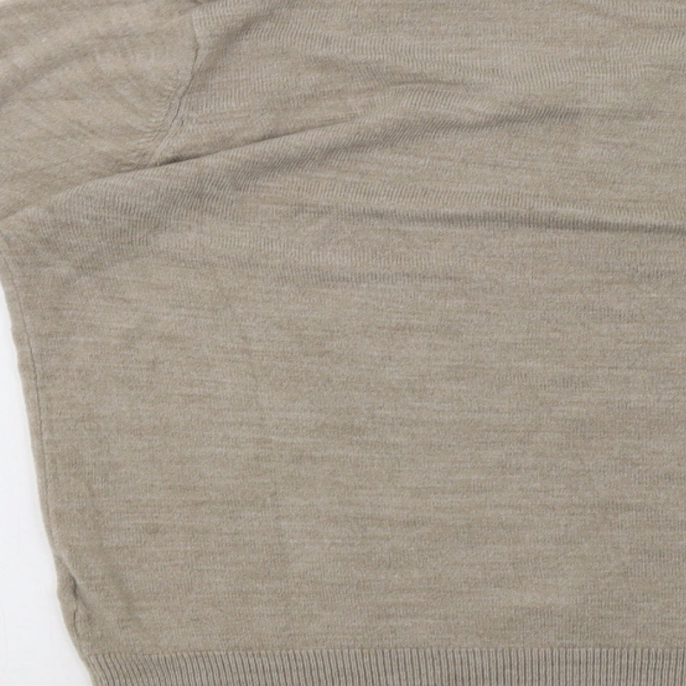 Marks & Spencer Mens Beige Knit Pullover Sweatshirt Size M