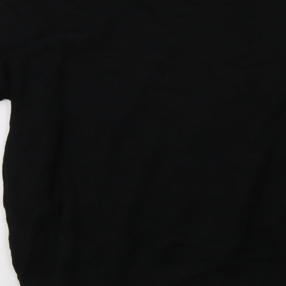 Very Womens Black Pullover Sweatshirt Size 14