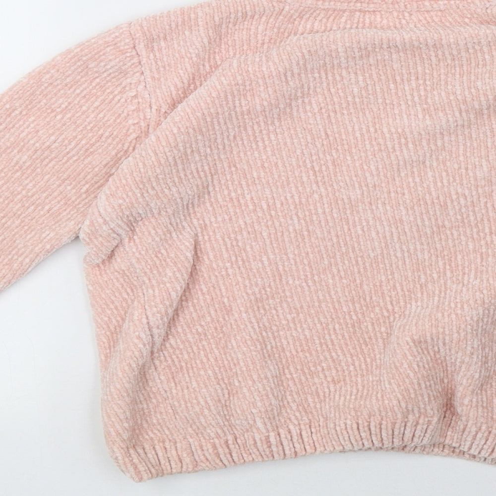 Primark Girls Pink Pullover Sweatshirt Size 12 Years - Unicorn