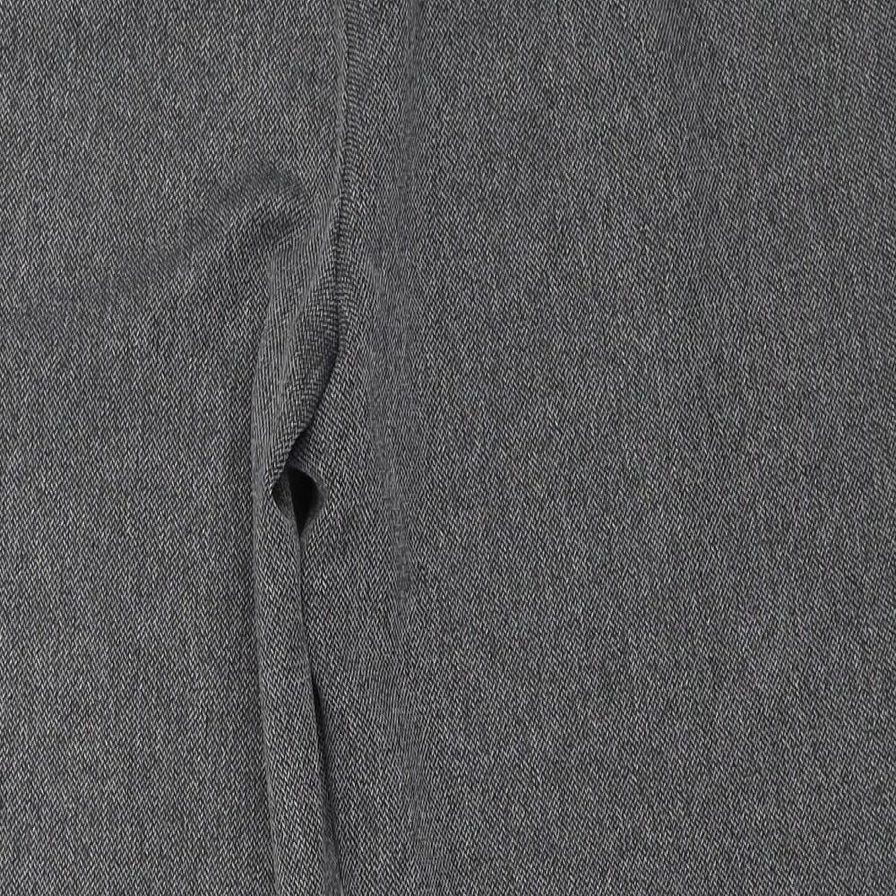 Marks & Spencer Womens Grey Trousers Size 16 L25 in