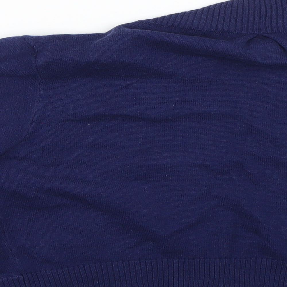 88th madison Womens Blue Cardigan Jumper Size L