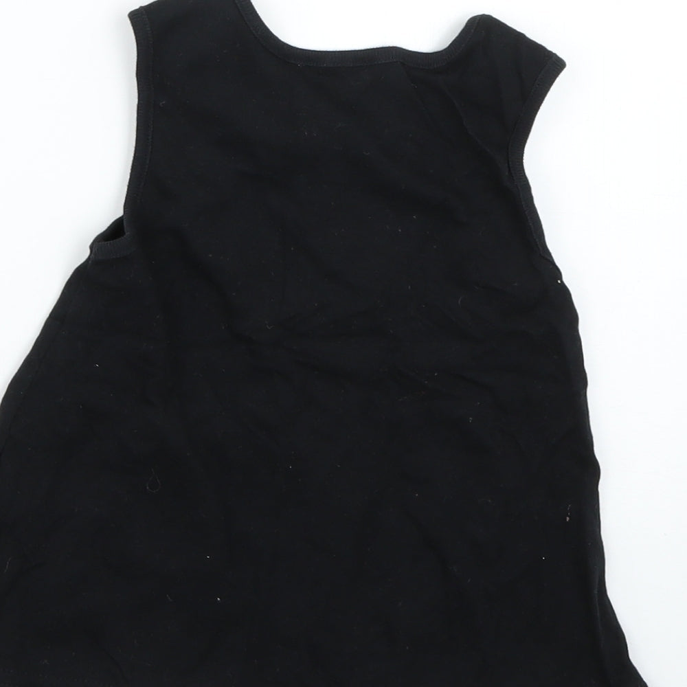derry county Baby Black Dungaree One-Piece Size 3-6 Months