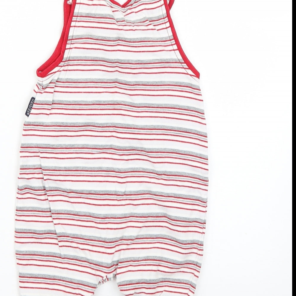Kanz Baby Multicoloured Striped Babygrow One-Piece Size 6-9 Months