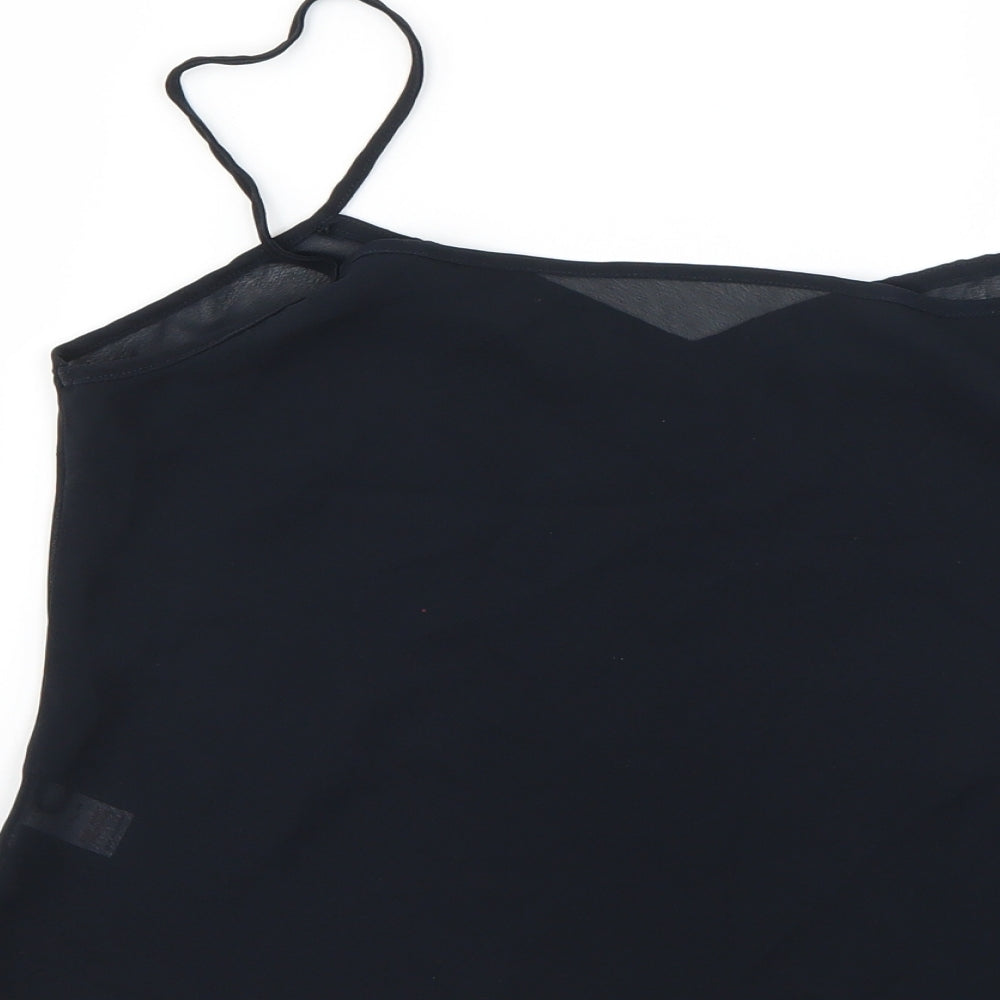 designers Womens Black Basic Blouse Size 16