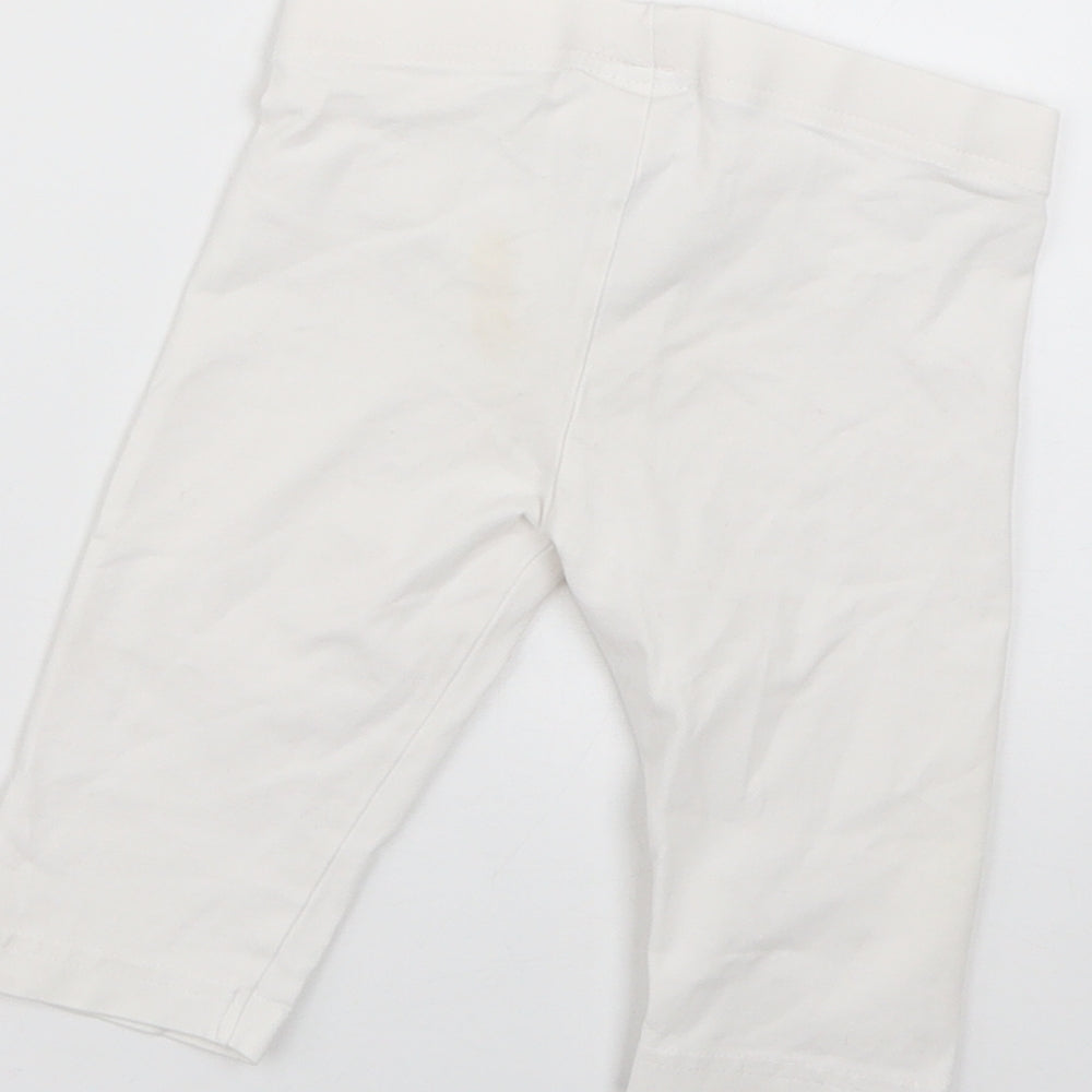 NEXT Girls White Jegging Trousers Size 4 Years