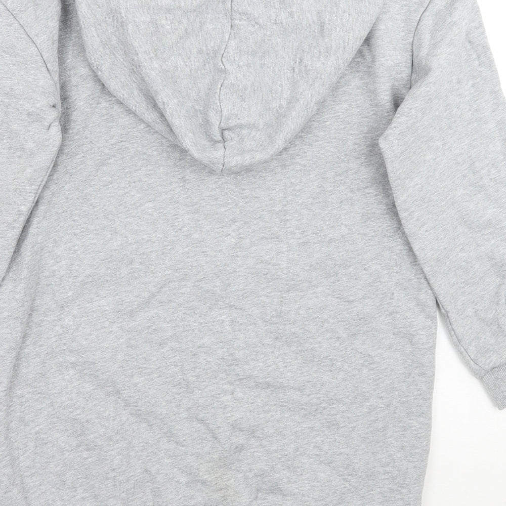 SheIn Girls Grey Pullover Hoodie Size 11-12 Years