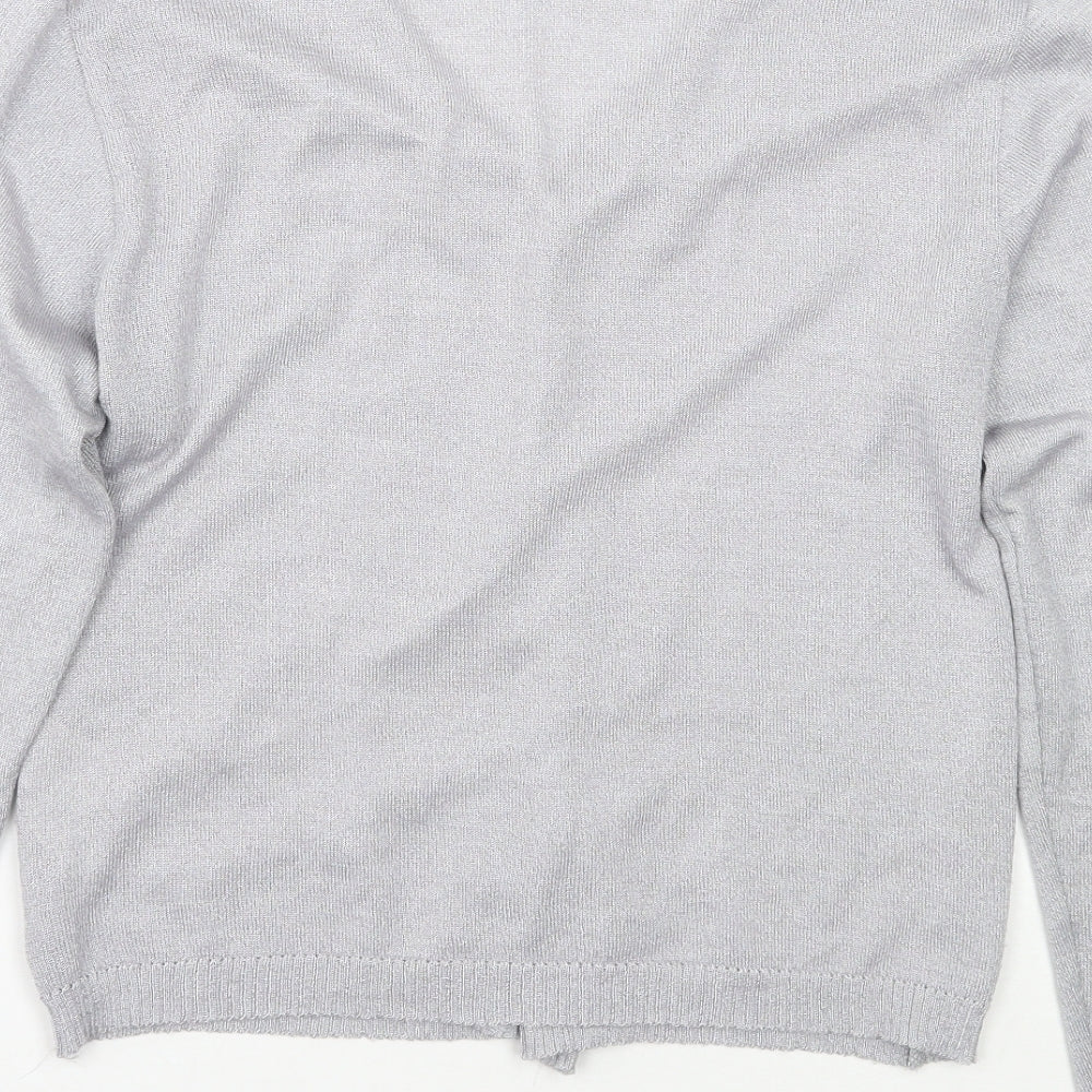 Clockhouse Womens Grey Cardigan Jumper Size 12