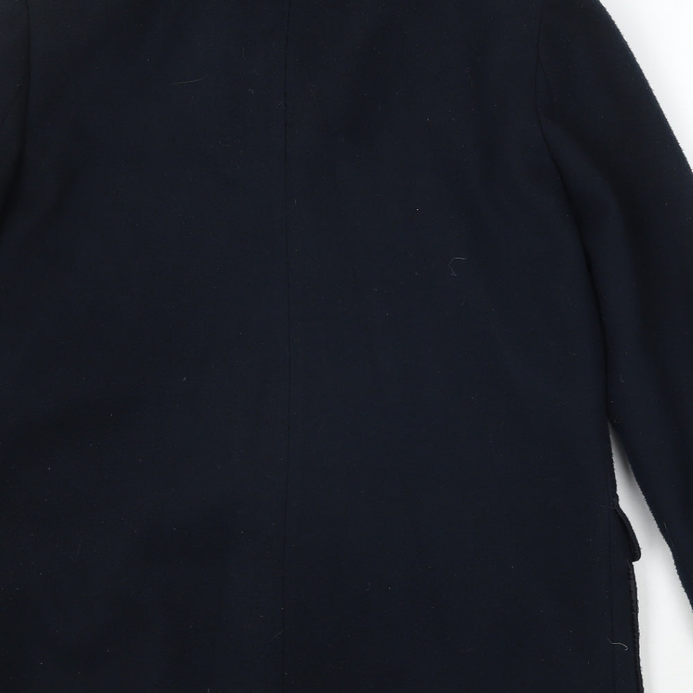 ruby & ted Womens Blue Jacket Coat Size 8