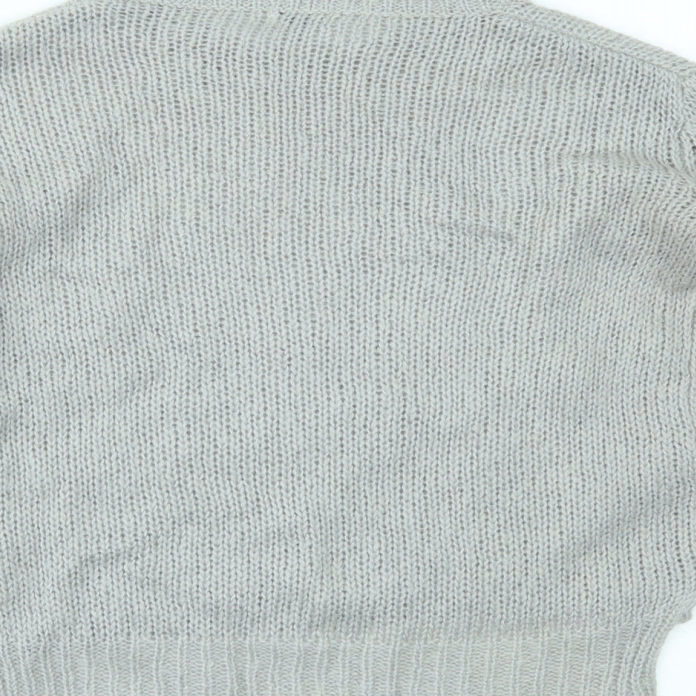 Next Womens Grey Pullover Jumper Size 10