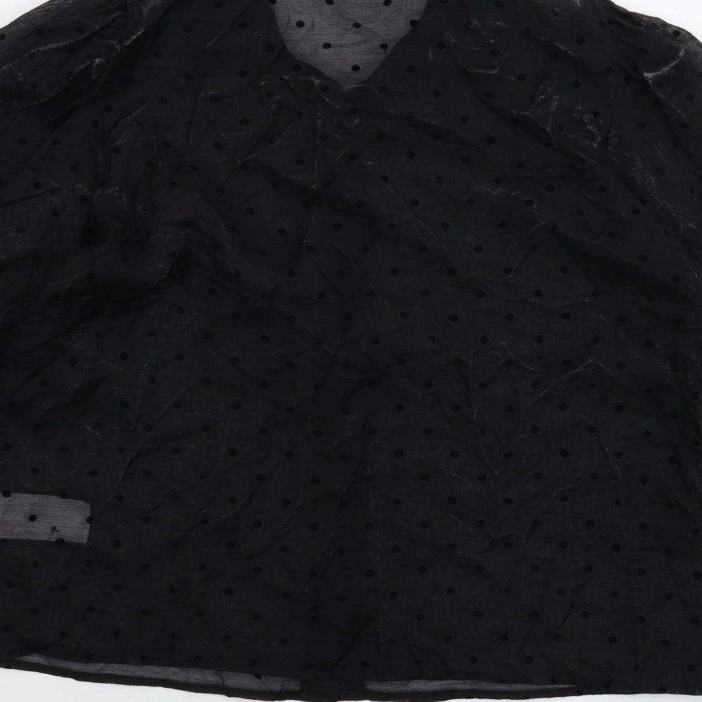Pimkie Womens Black Basic Button-Up Size 12