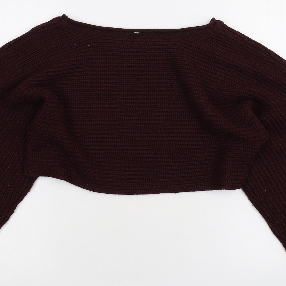 Topshop Womens Purple Pullover Jumper Size 6
