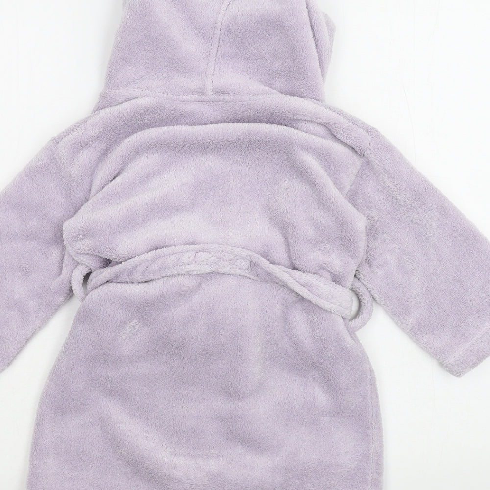 Preworn Boys Purple Solid Robe Size 2-3 Years