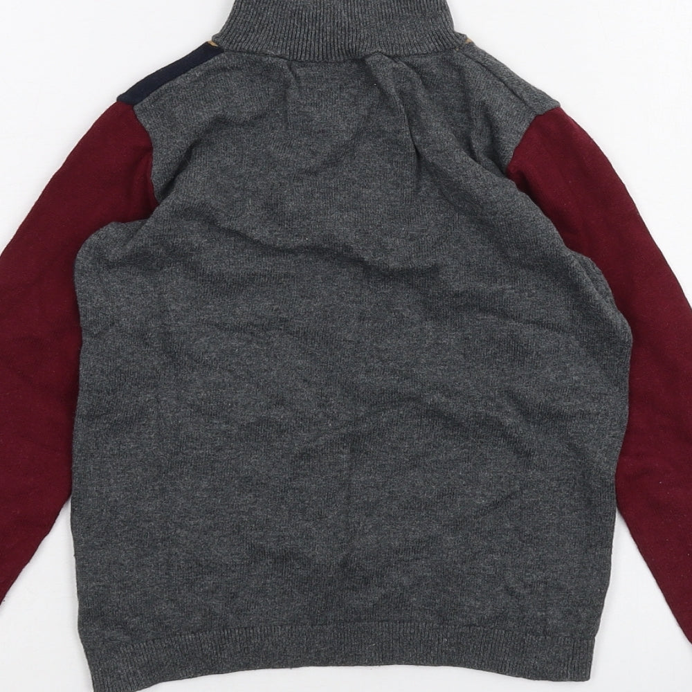 NEXT Girls Grey Basic T-Shirt Size 6 Years