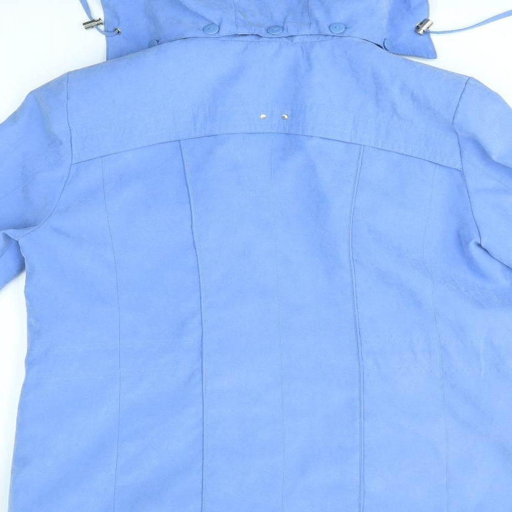 Bonmarché Womens Blue Overcoat Coat Size S