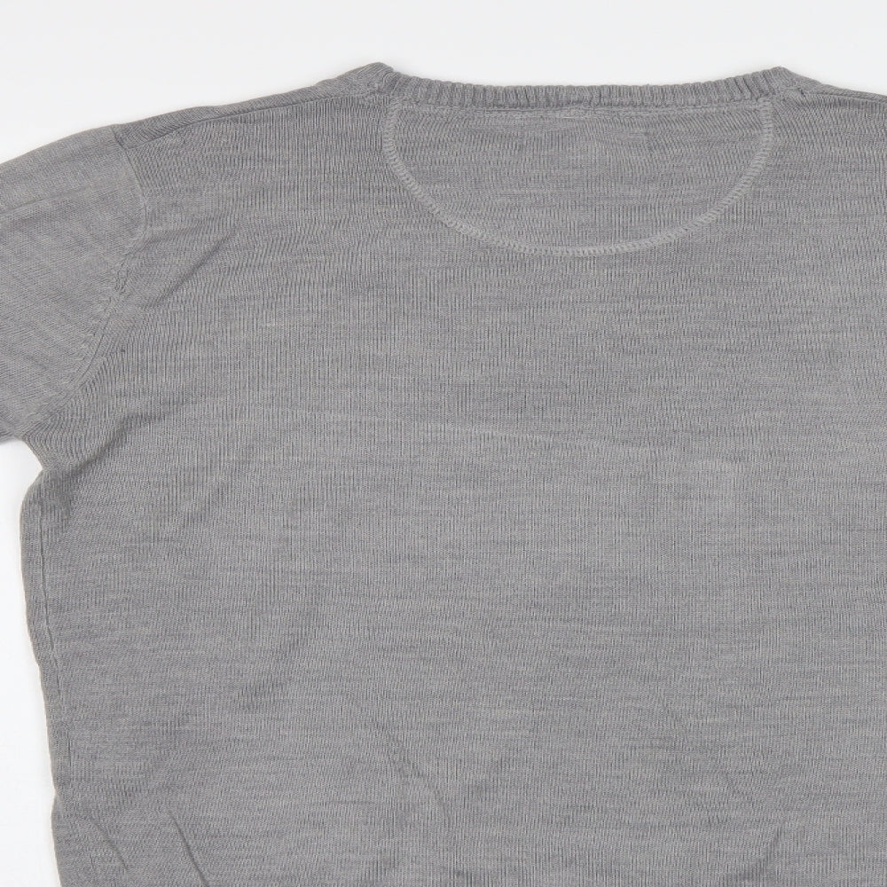 Industrialize Mens Grey Pullover Jumper Size M